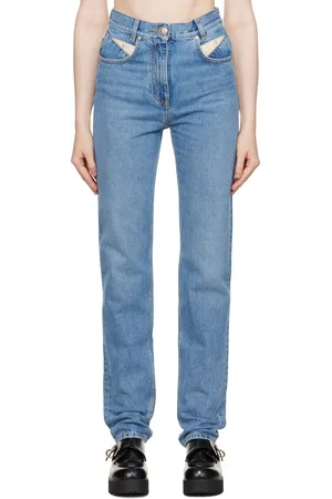 Givenchy Jean ajusté bleu à empiècements