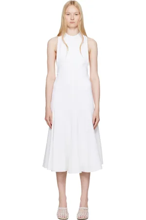 Jacquemus Robe midi Favola blanche - La casa