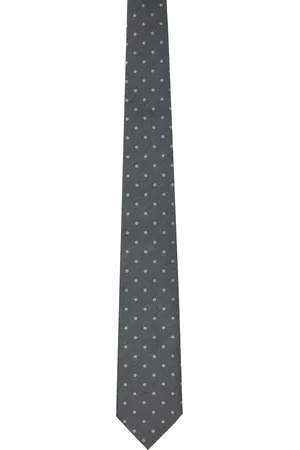 Tom Ford Cravate grise en soie