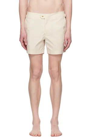 Tom Ford Maillot de bain beige en popeline