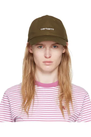 Carhartt Casquette brune en canevas à logo Script