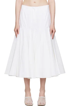Jacquemus Jupe midi Agave blanche - La croisière