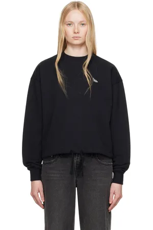 Maison Kitsuné Pull molletonné décontracté noir à écusson à logo Baby Fox et à cordon coulissant