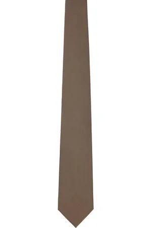 Tom Ford Cravate brune en soie