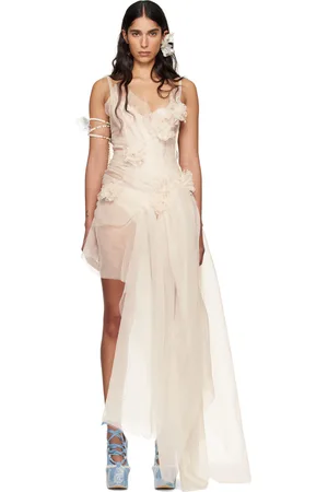 Collina Strada Robe courte Meadowsweet beige - SSENSE Mariage
