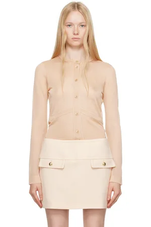 Tom Ford Cardigan à manches longues rose