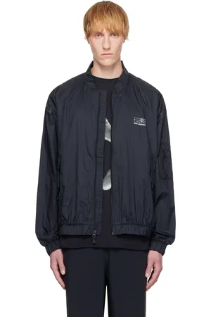 Maison Margiela Blouson aviateur de sport noir édition Salomon