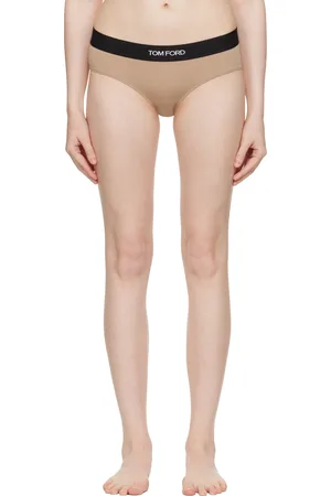 Tom Ford Culotte beige en modal à logo