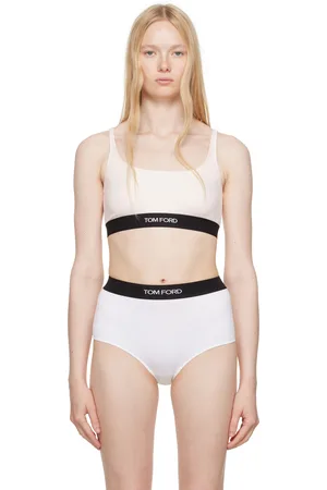 Tom Ford Soutien-gorge léger rose en modal à logo