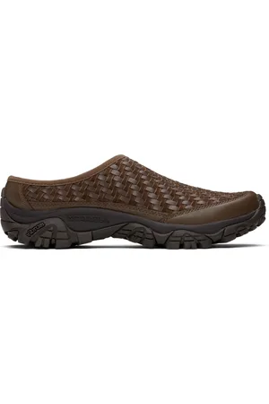 Merrell Flâneurs à enfiler Moab 2 bruns en cuir tissé