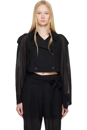 Helmut Lang Trench écourté noir