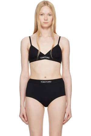 Tom Ford Soutien-gorge noir en modal à logo