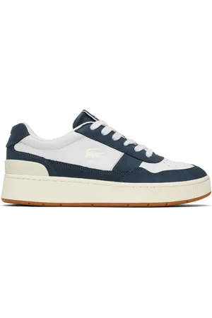 Lacoste Baskets Ace Clip Premium blanc et bleu marine