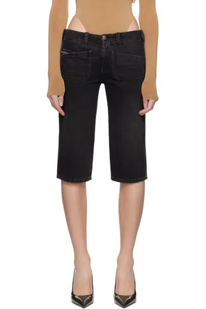 Diesel Short Keate noir en denim