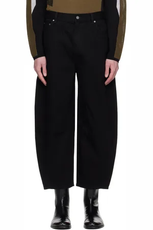 Helmut Lang Jean noir à coupe cocon
