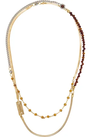 In Gold We Trust Collier double tour doré et argenté