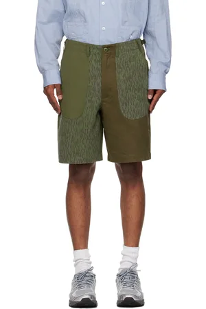 Maharishi Short de planchiste 6086 kaki en étoffes suprarecyclées à panneaux