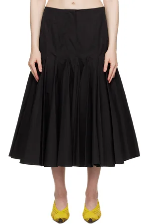 Jacquemus Jupe midi Agave noire - La croisière