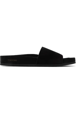 Tom Ford Sandales Wicklow noires en suède