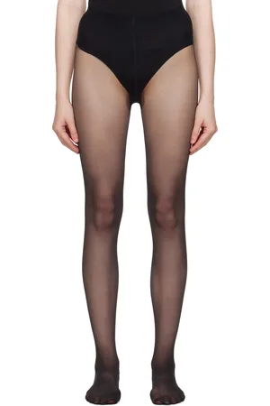 Wolford Collant Individual noir en nylon 10 deniers
