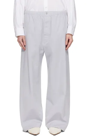 Carven Pantalon à enfiler Matt gris en popeline