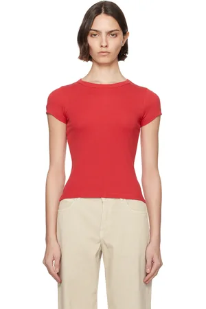 Flore Flore Micro t-shirt Car rouge