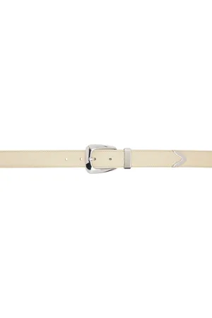 Khaite Ceinture Benny blanc cassé
