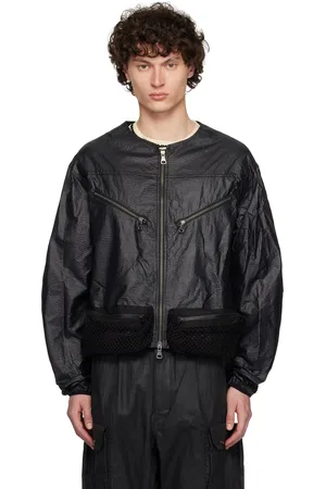 Andersson Bell Blouson aviateur Convex noir sans col