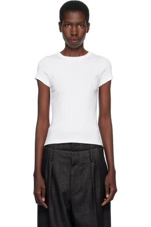 Flore Flore Micro t-shirt Car blanc