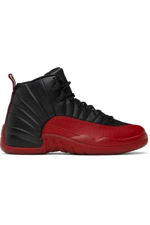 Nike Baskets rétro Air Jordan 12 noir et rouge