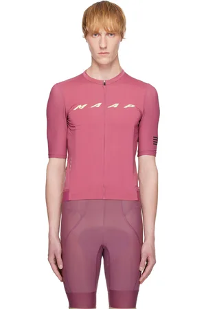 Maap Haut de vélo Evade Pro Base 2.0 rose en jersey
