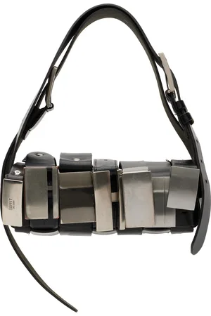Hodakova Sac baguette noir à boucles