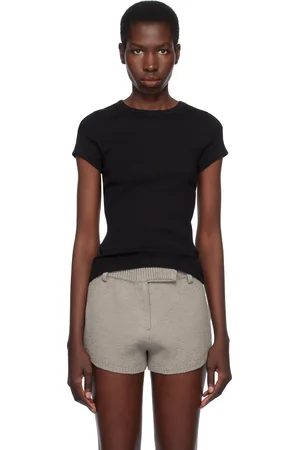 Flore Flore Micro t-shirt Car noir