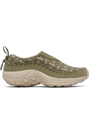 Merrell Baskets Jungle Moc EVO vertes en sangle nattée édition spéciale
