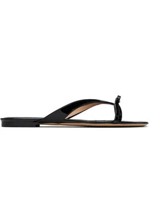Salvatore Ferragamo Sandales noires à petite boucle