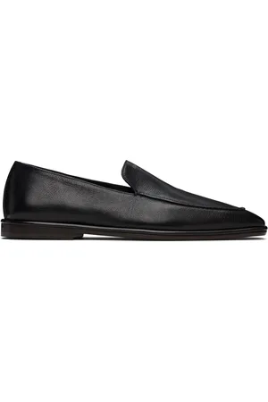 Salvatore Ferragamo Flâneurs noirs en cuir de veau