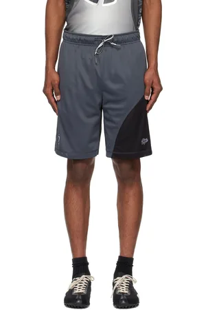 DIME Short Tantrum noir et gris en filet