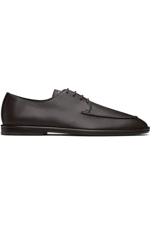 Salvatore Ferragamo Derbys bruns à laçage