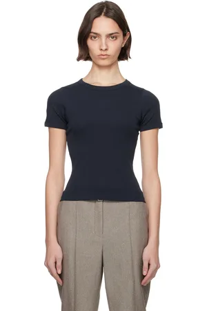 Flore Flore T-shirt Car bleu marine