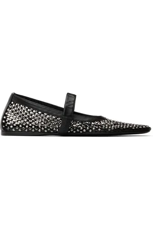 Marni Ballerines de style Charles IX noires en filet
