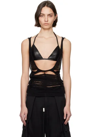 Rick Owens Haut sans bretelles Tanja noir - Hollywood