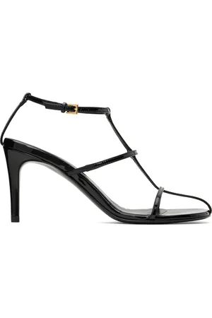 Khaite Sandales à talon Cage noires