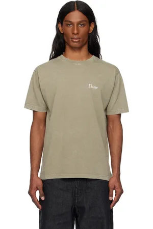 DIME T-shirt taupe à logo