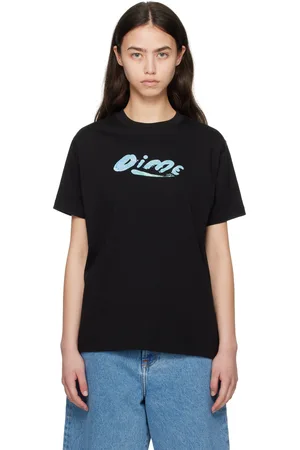 DIME T-shirt noir à logo Paint