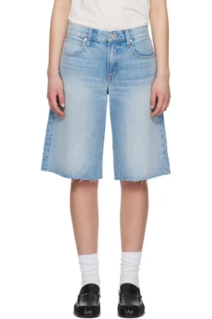 SLVRLAKE Short Mica bleu en denim