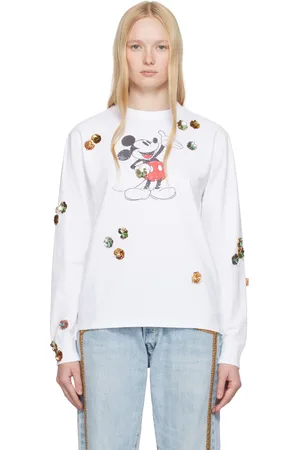 COPERNI T-shirt à manches longues blanc à image de Mickey - Disney
