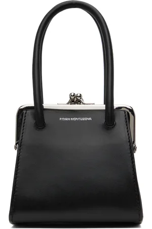 FIDAN NOVRUZOVA Sac Boa noir à quatre fermoirs