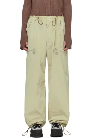 Charlie Constantinou Pantalon cargo kaki en nylon