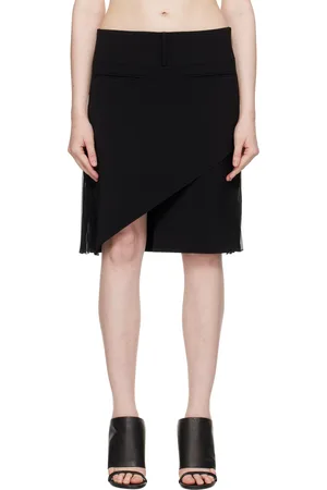 Courrèges Minijupe Infinity noire à plis