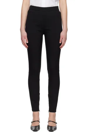 Marni Legging de style pantalon en popeline extensible à logo